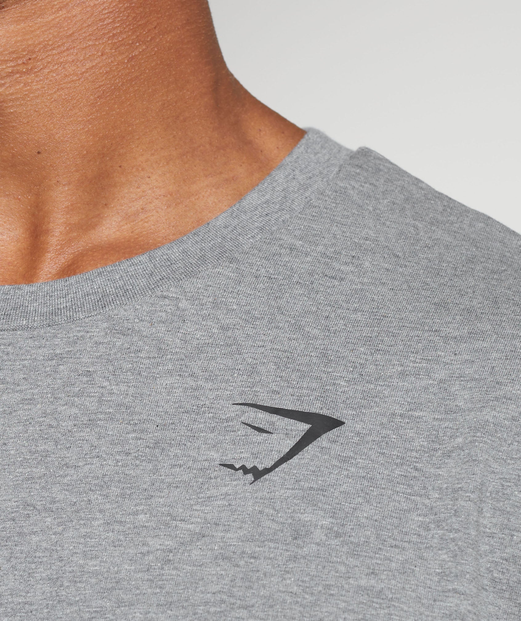Essential Oversized T-Shirt Charcoal Grey Marl