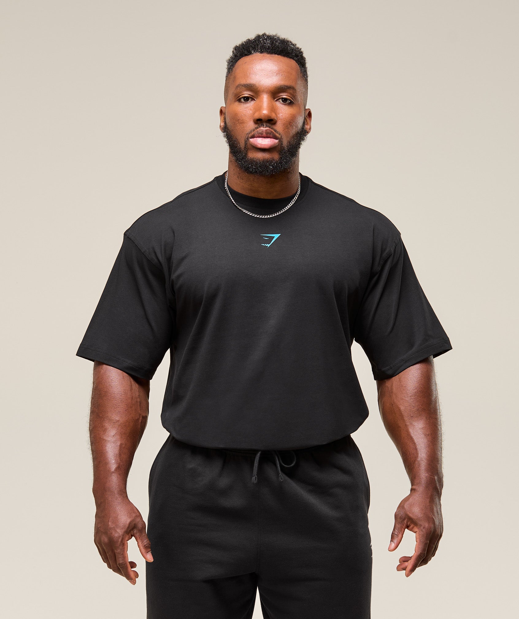 Power T-Shirt Black/Brand Blue