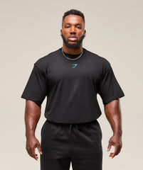 Power T-Shirt Black/Brand Blue