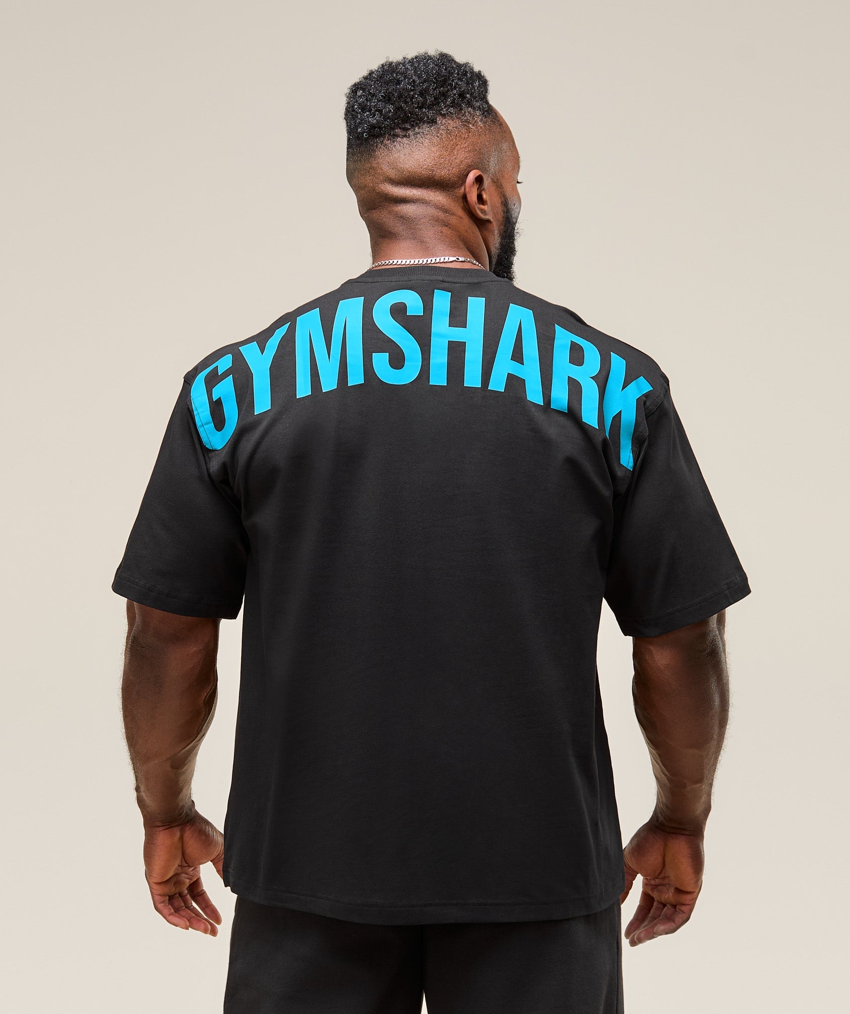 Power T-Shirt Black/Brand Blue