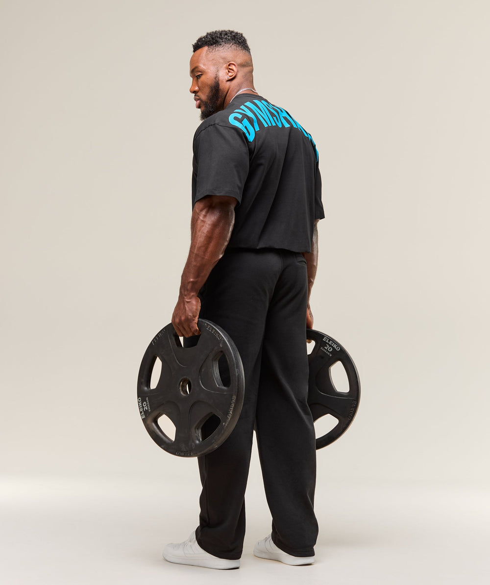 Power T-Shirt Black/Brand Blue