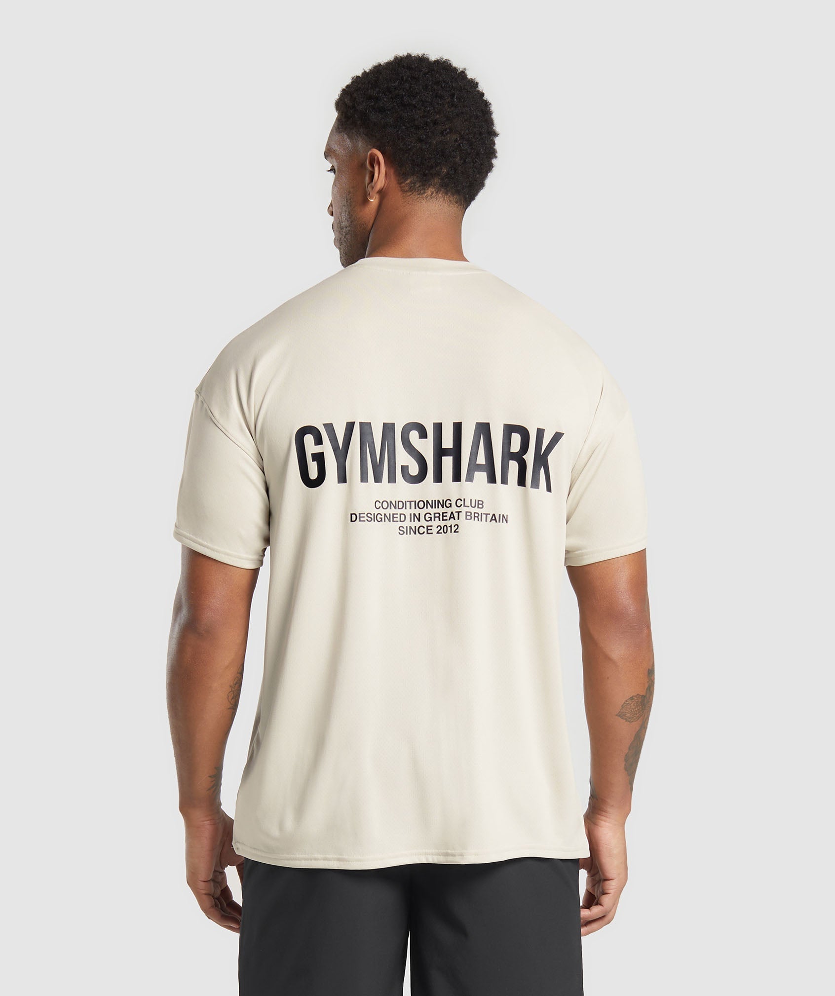 Conditioning Club Oversized T-Shirt Pebble Grey