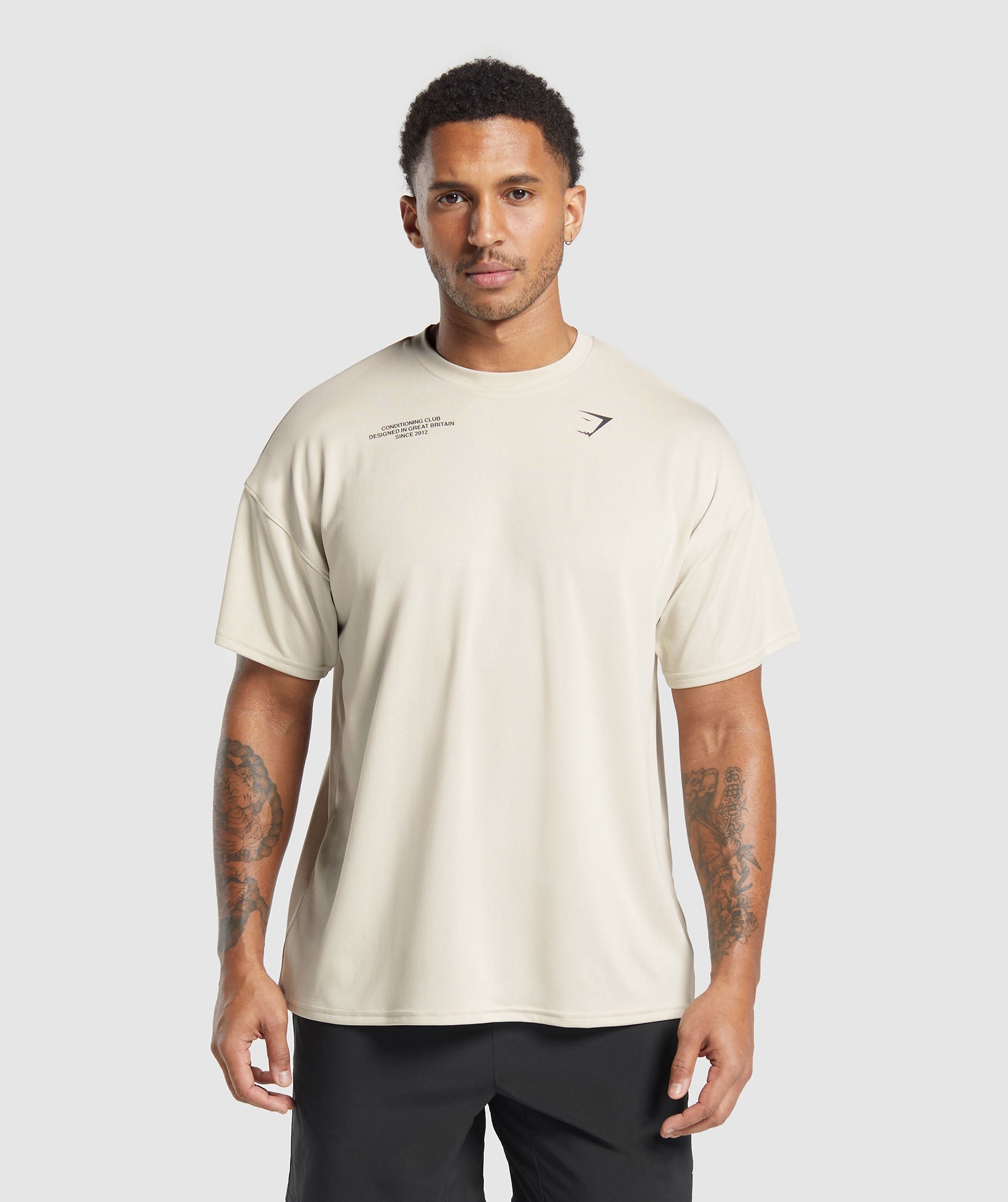 Conditioning Club Oversized T-Shirt Pebble Grey