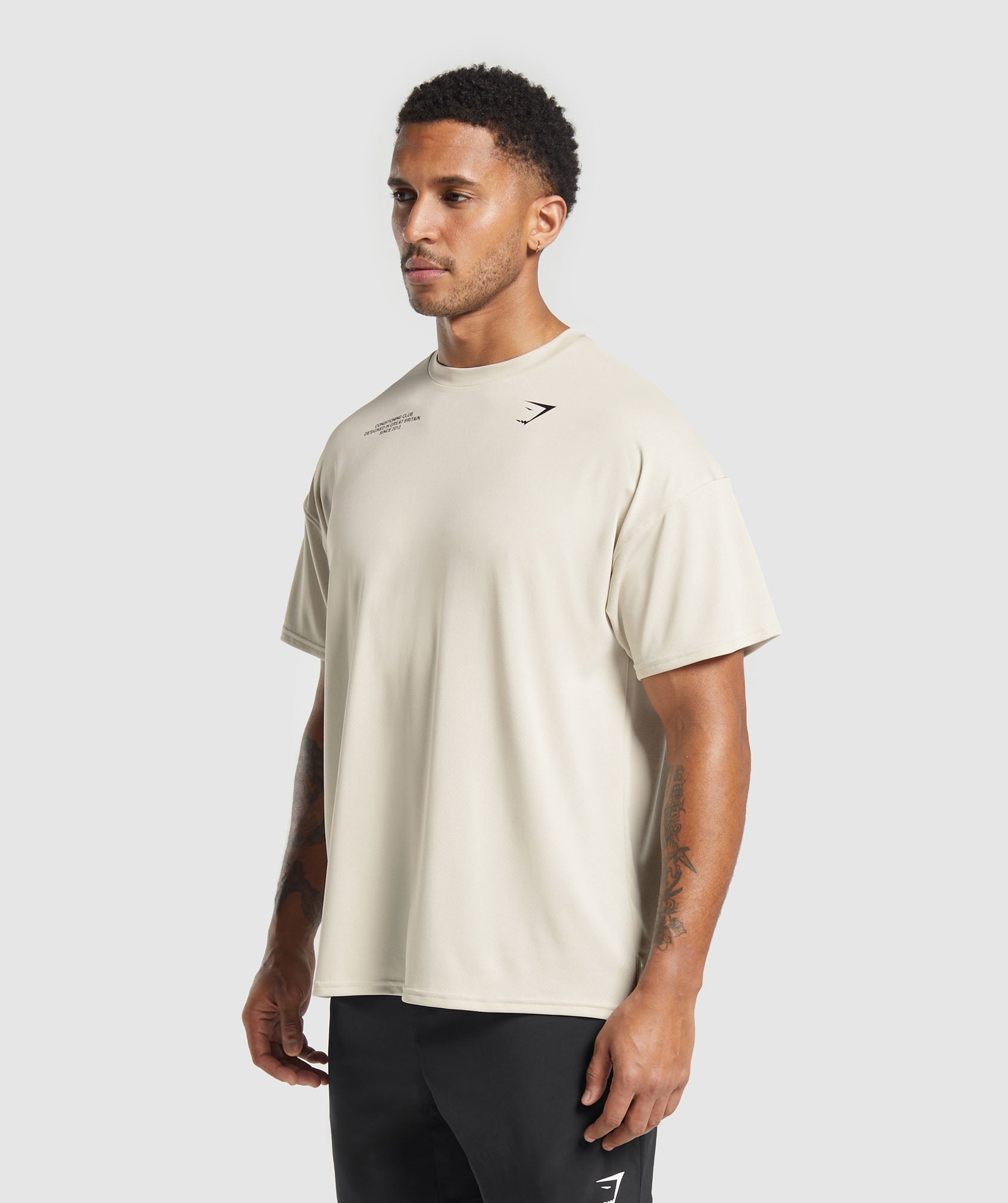 Conditioning Club Oversized T-Shirt Pebble Grey