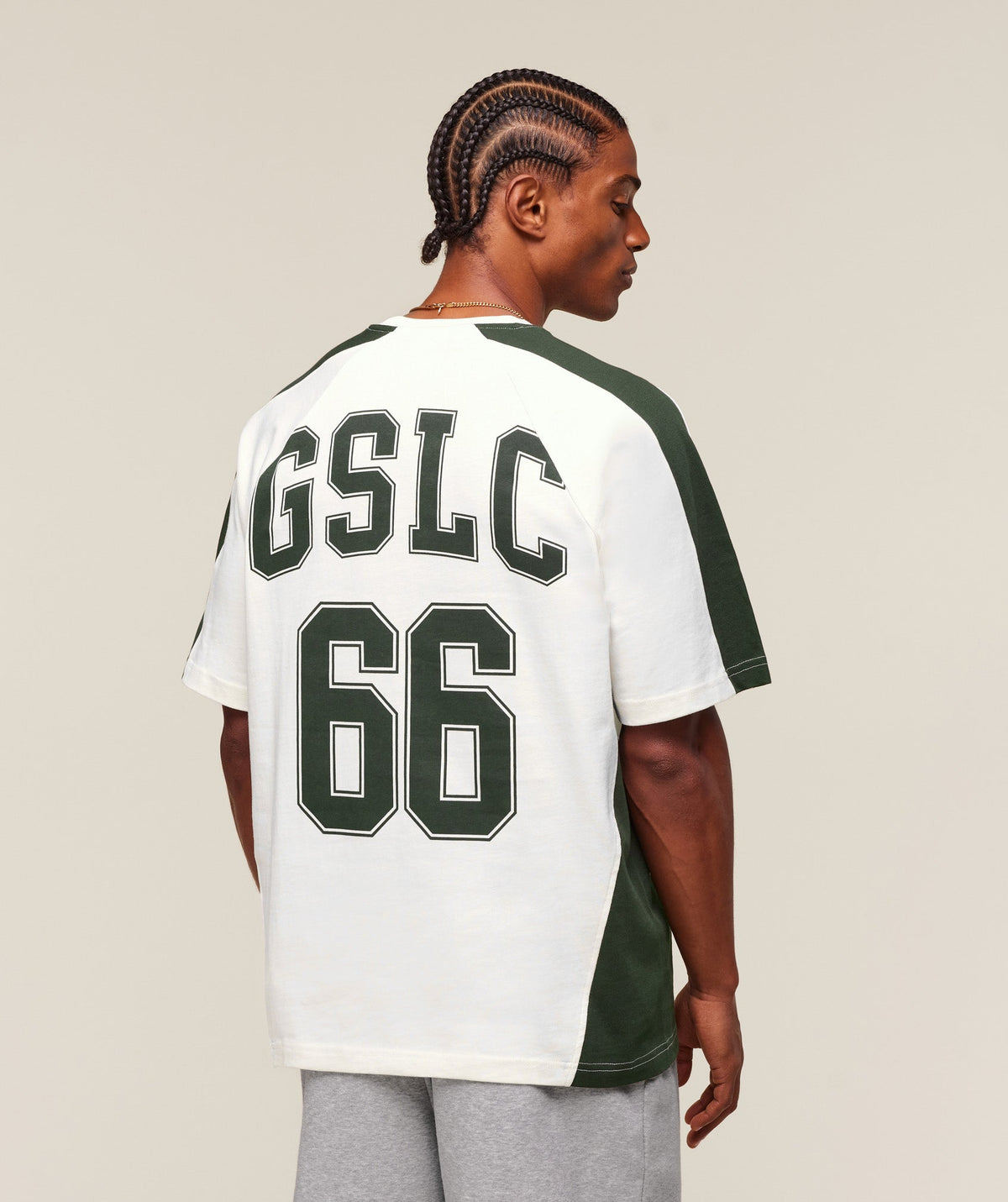 GSLC 66 T-Shirt Soft White/Trail Green