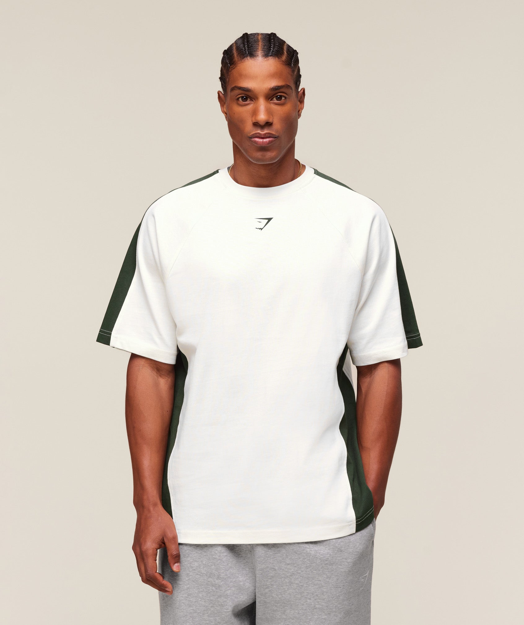 GSLC 66 T-Shirt Soft White/Trail Green