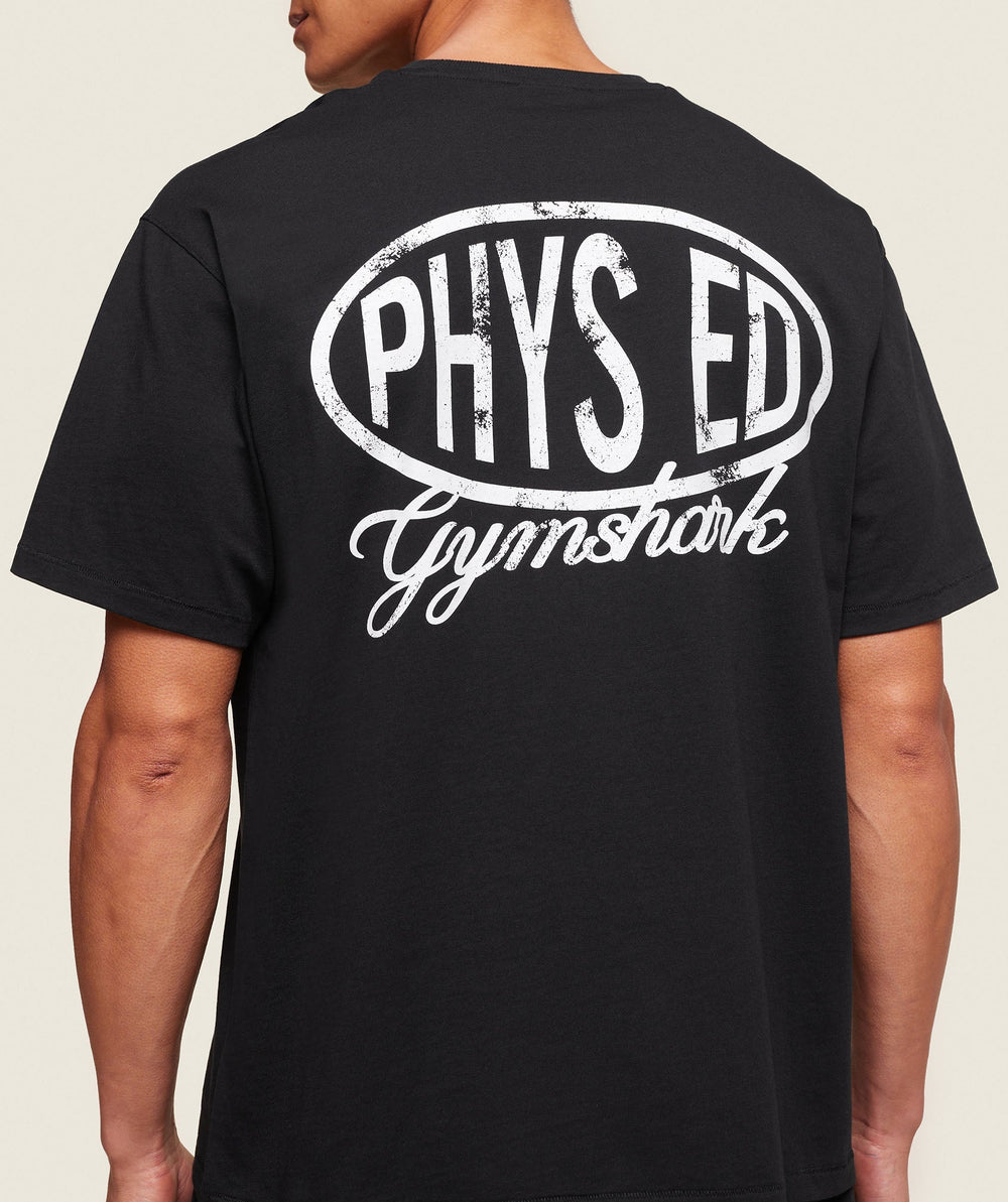 Phys Ed T-Shirt Black