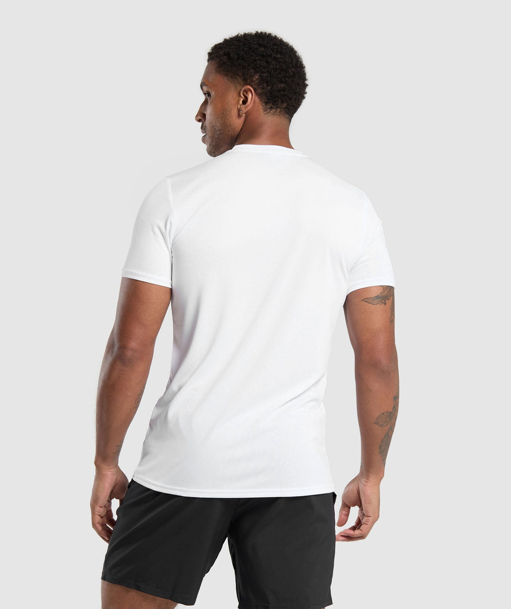 Arrival V-Neck T Shirt White