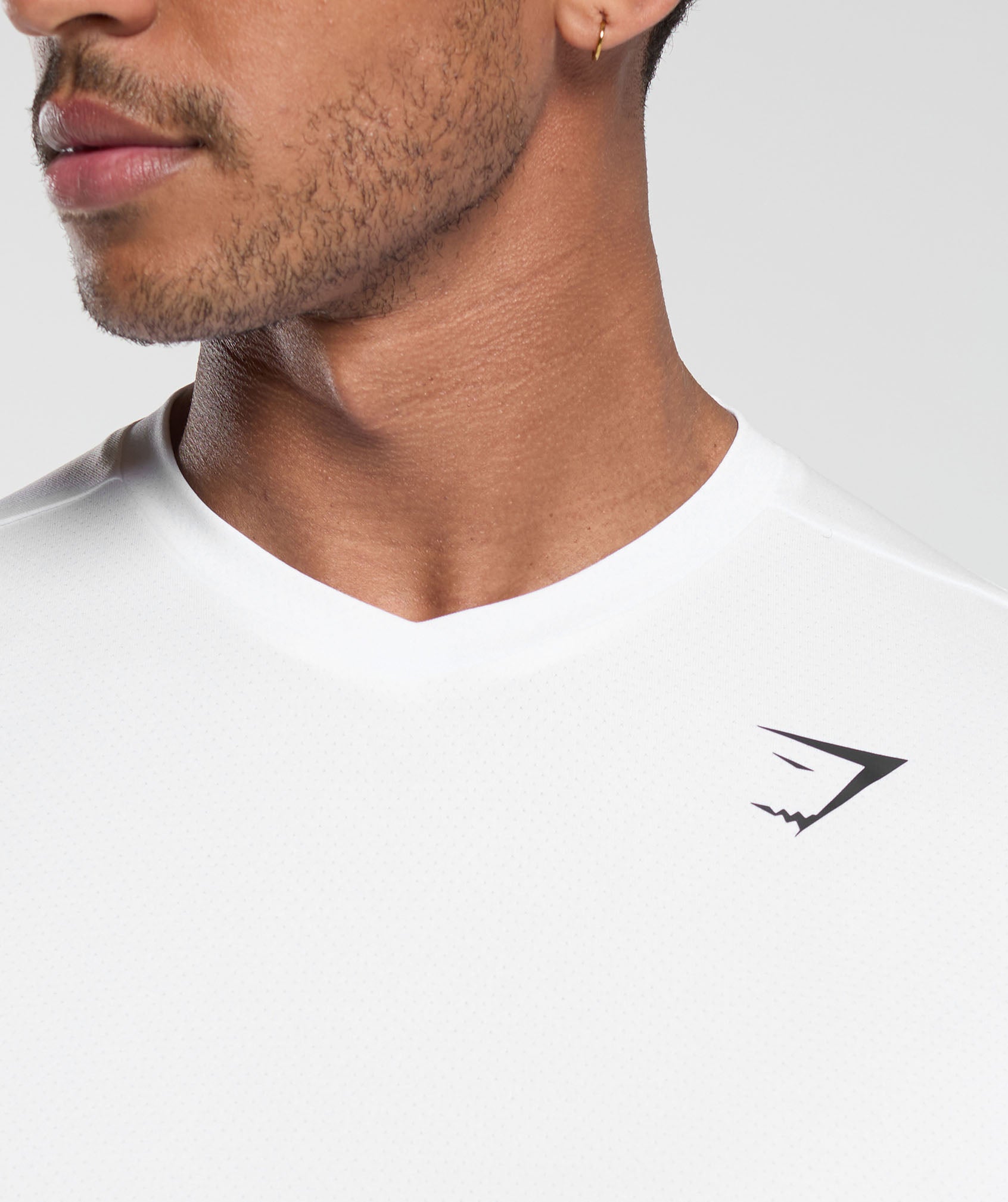 Arrival V-Neck T Shirt White