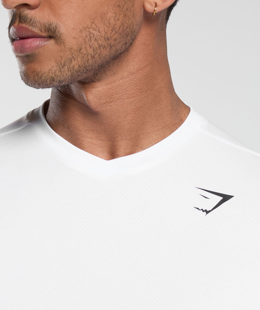 Arrival V-Neck T Shirt White