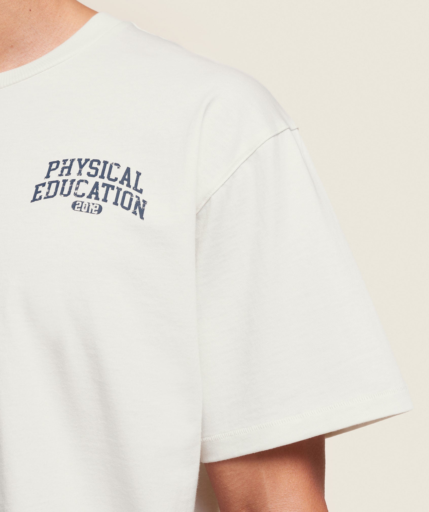 Phys Ed T-Shirt Soft White