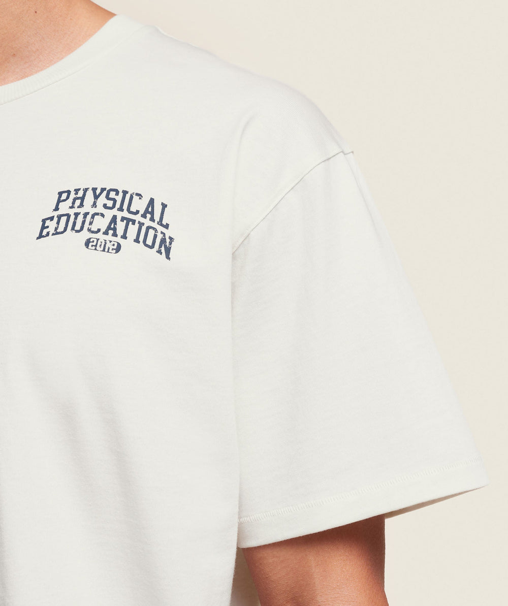 Phys Ed T-Shirt Soft White