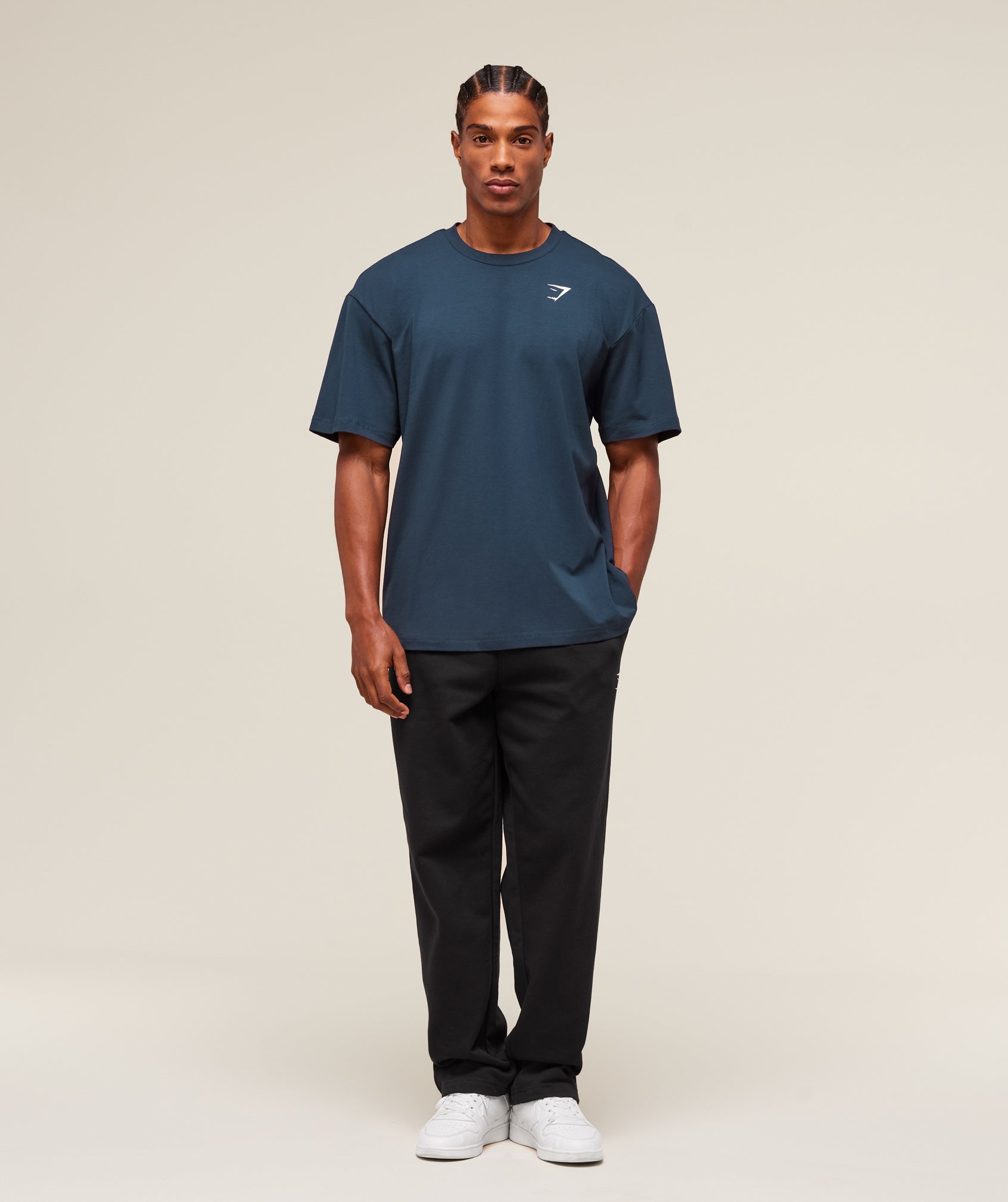 Essential Oversized T-Shirt Navy