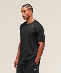 Crest T-Shirt (Tall) Black