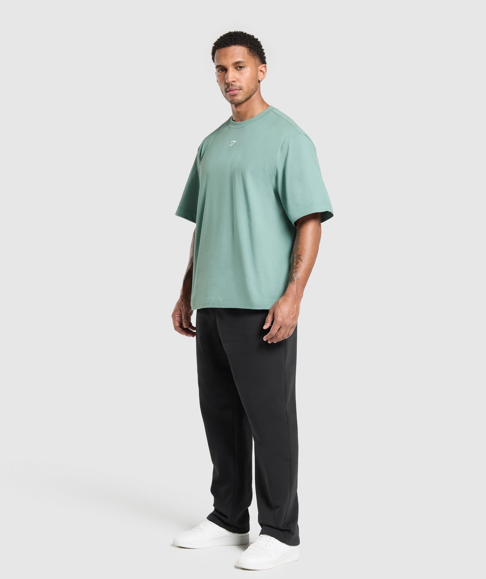 Rest Day Essentials Boxy T-Shirt Celeste Blue