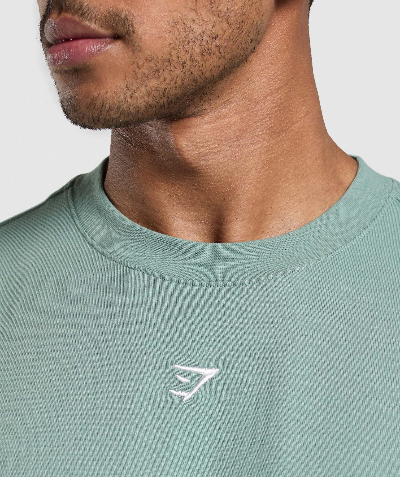 Rest Day Essentials Boxy T-Shirt Celeste Blue