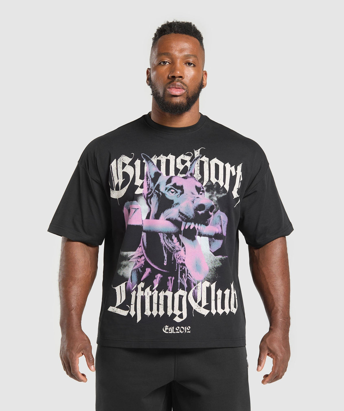 Doberman Graphic T-Shirt Black