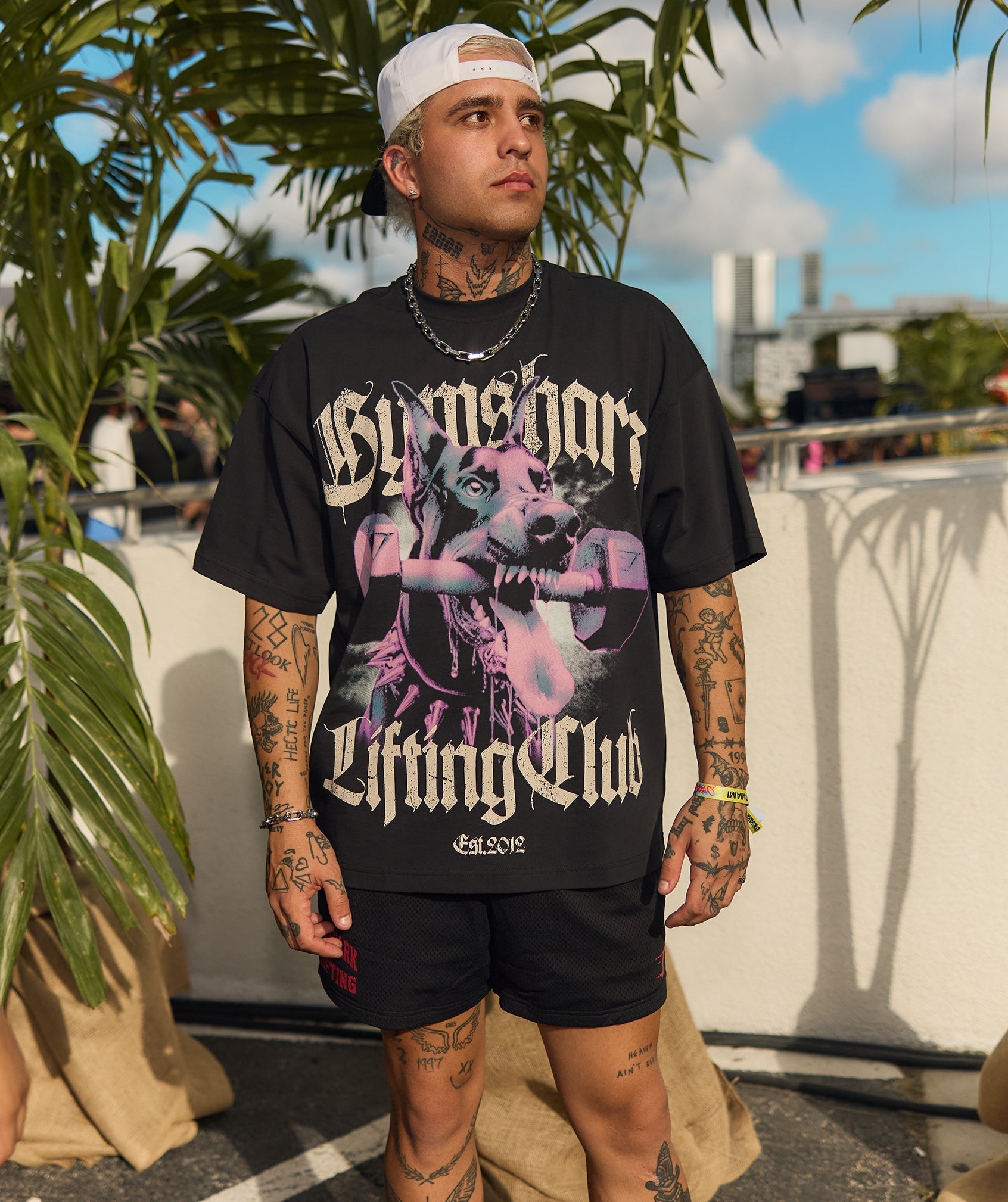Doberman Graphic T-Shirt Black