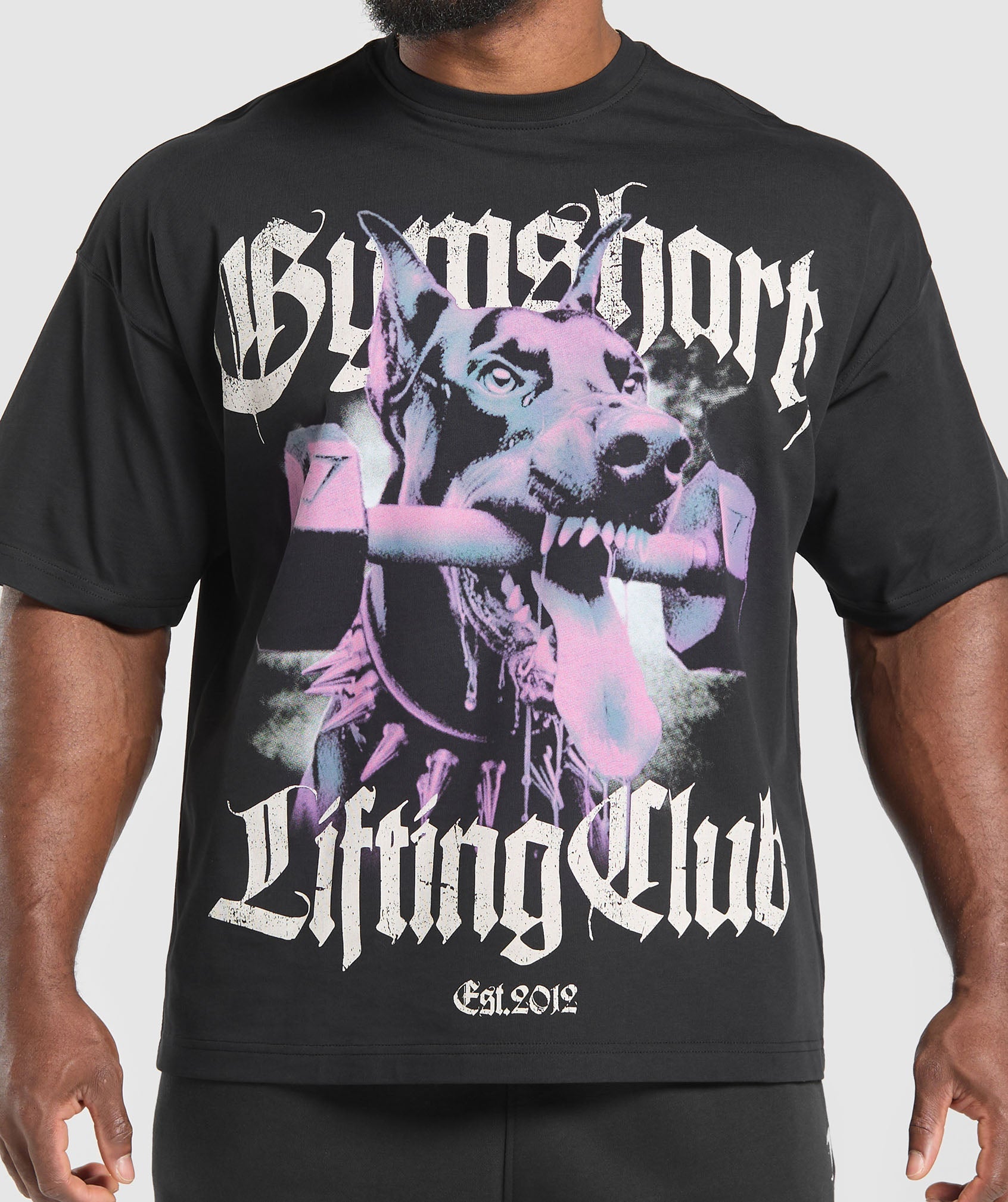 Doberman Graphic T-Shirt Black
