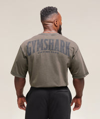 Heritage Washed T-Shirt Strength Green