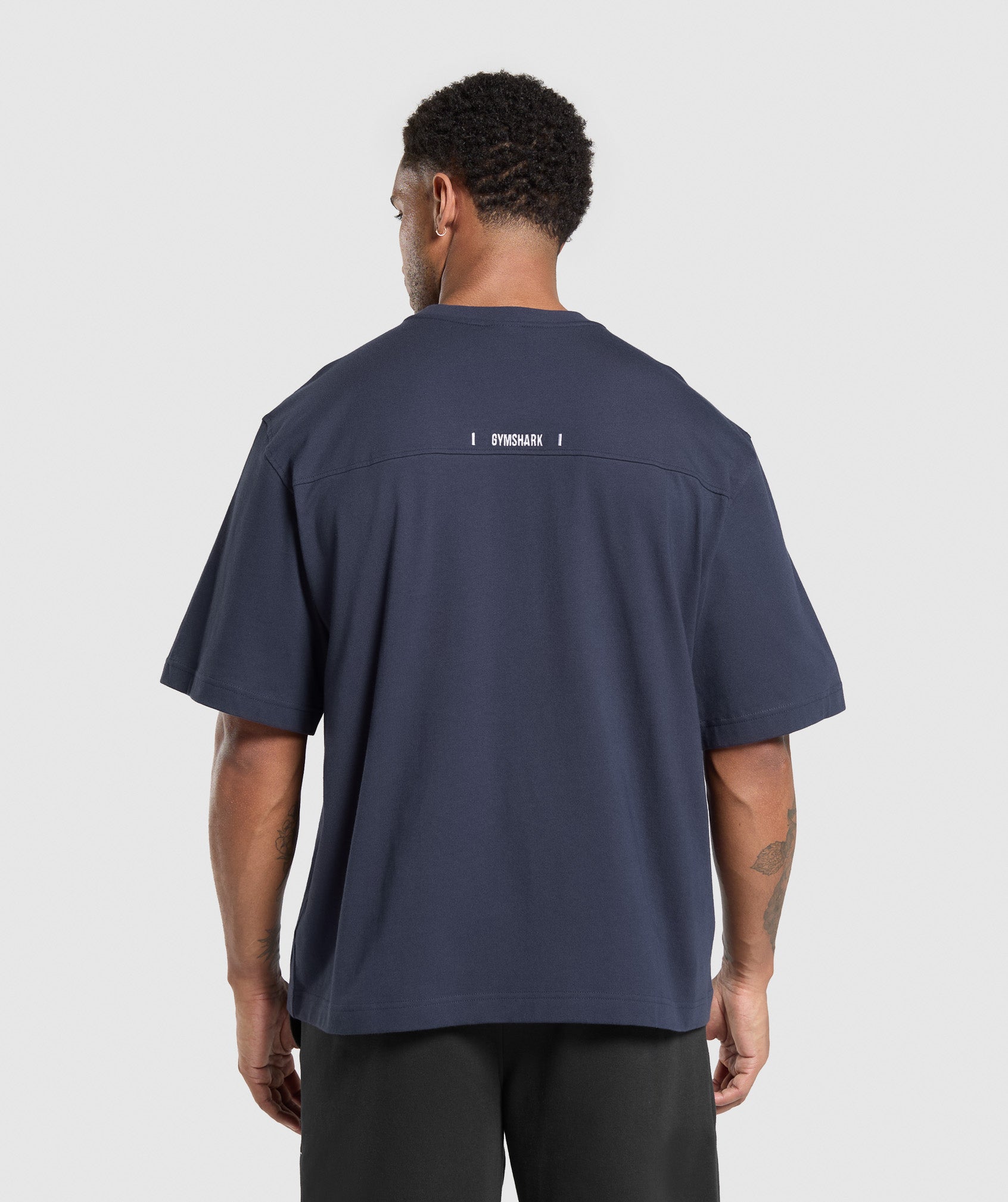 Rest Day Essentials Boxy T-Shirt Heavy Blue
