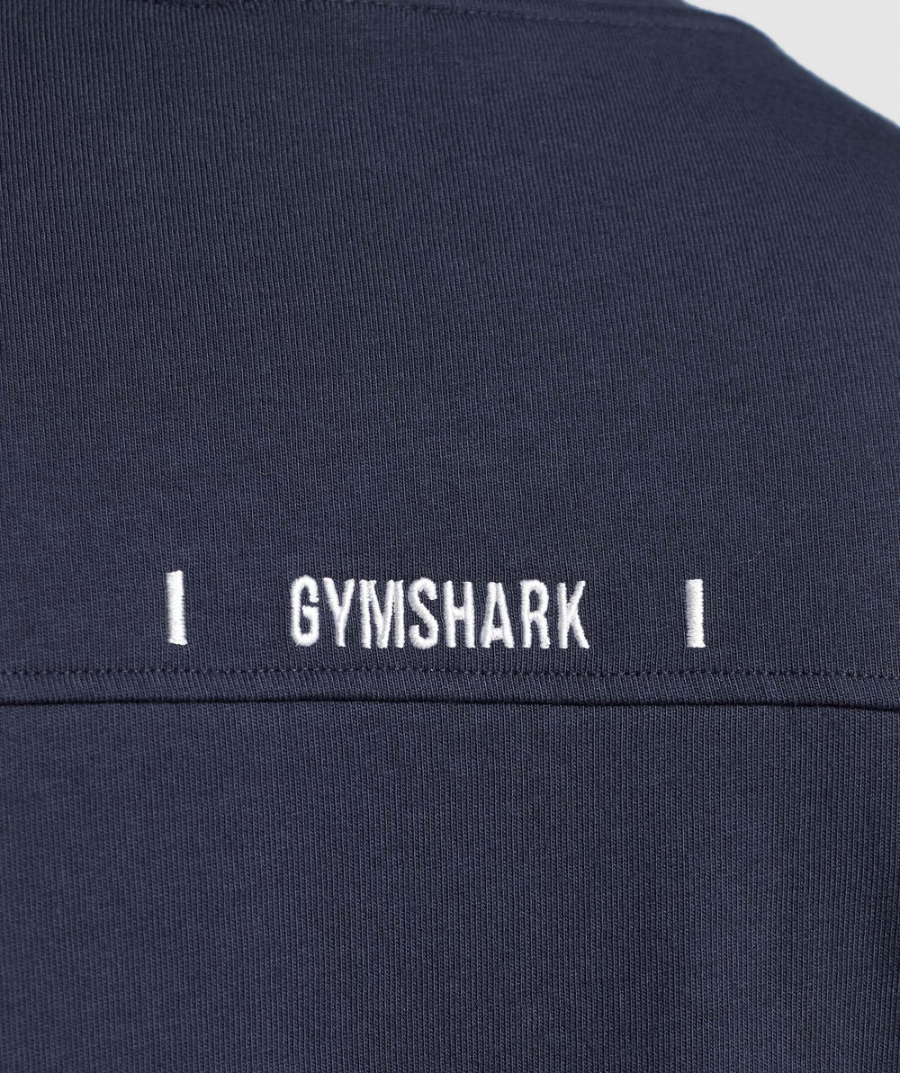 Rest Day Essentials Boxy T-Shirt Heavy Blue
