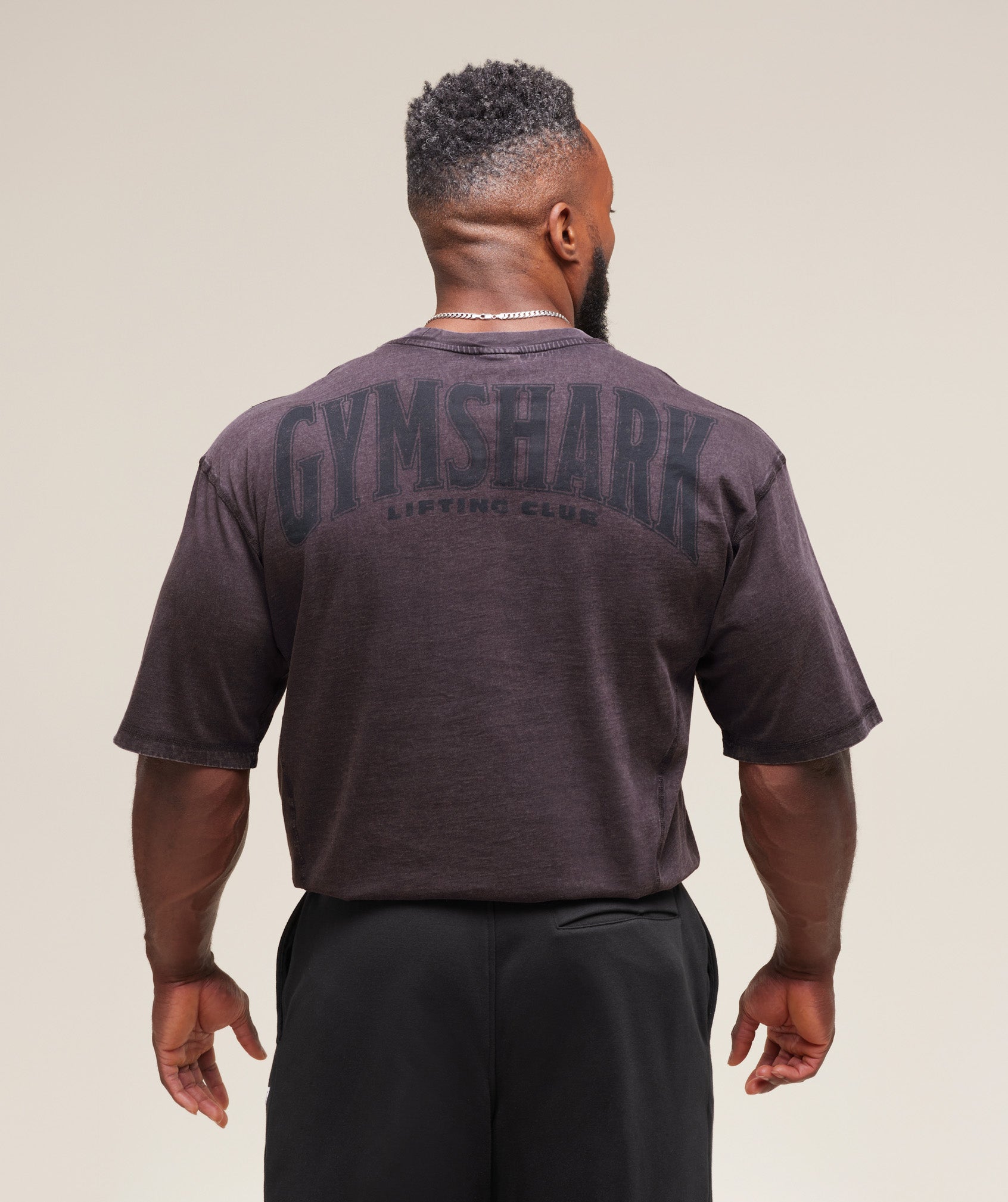 Heritage Washed T-Shirt Plum Brown