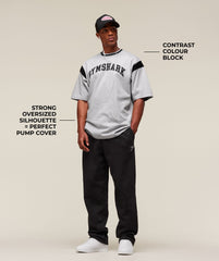 GSLC Oversized T-Shirt Light Grey Core Marl