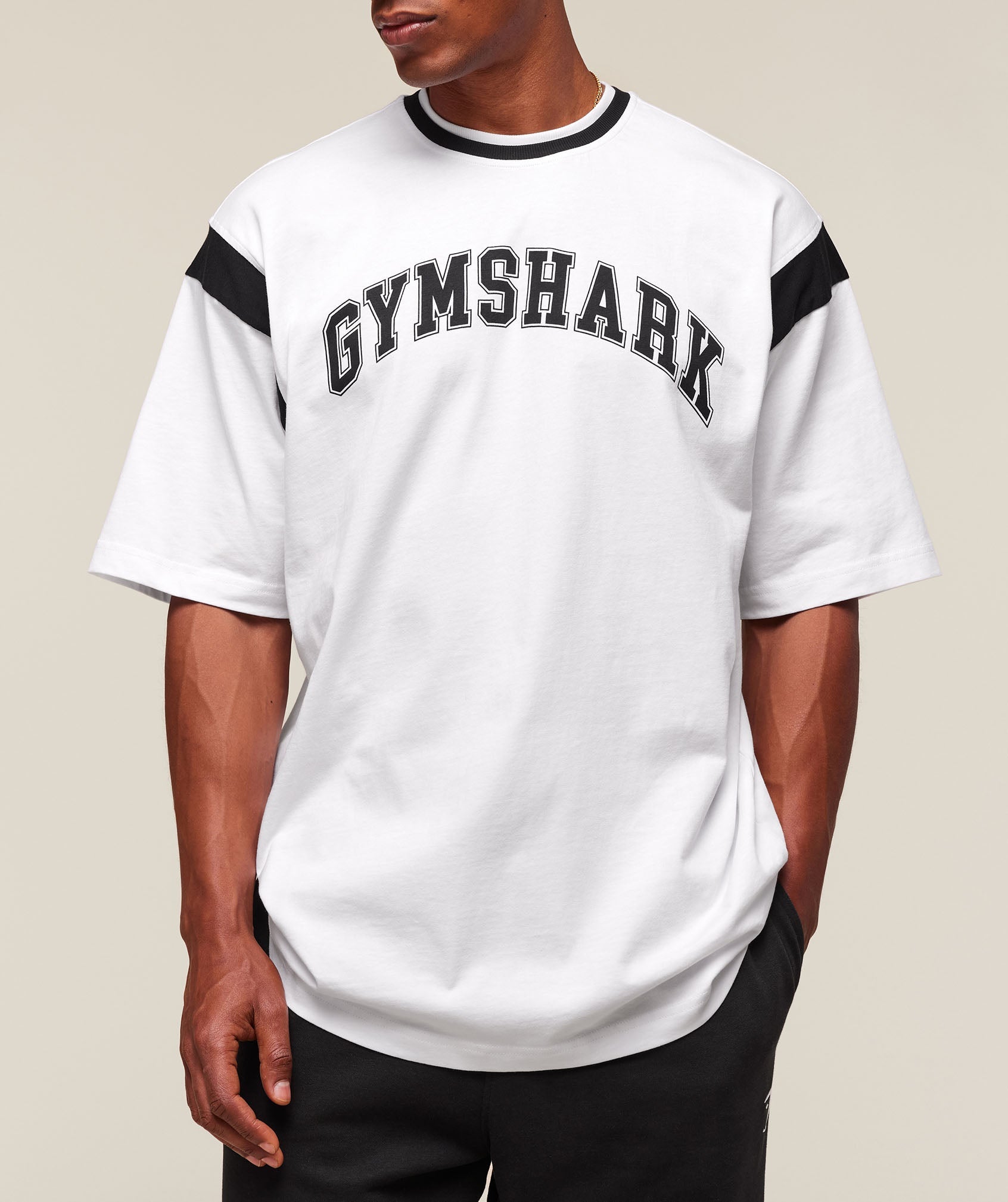 GSLC Oversized T-Shirt White/Black