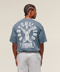Lifting Club Flex T-Shirt Iron Blue