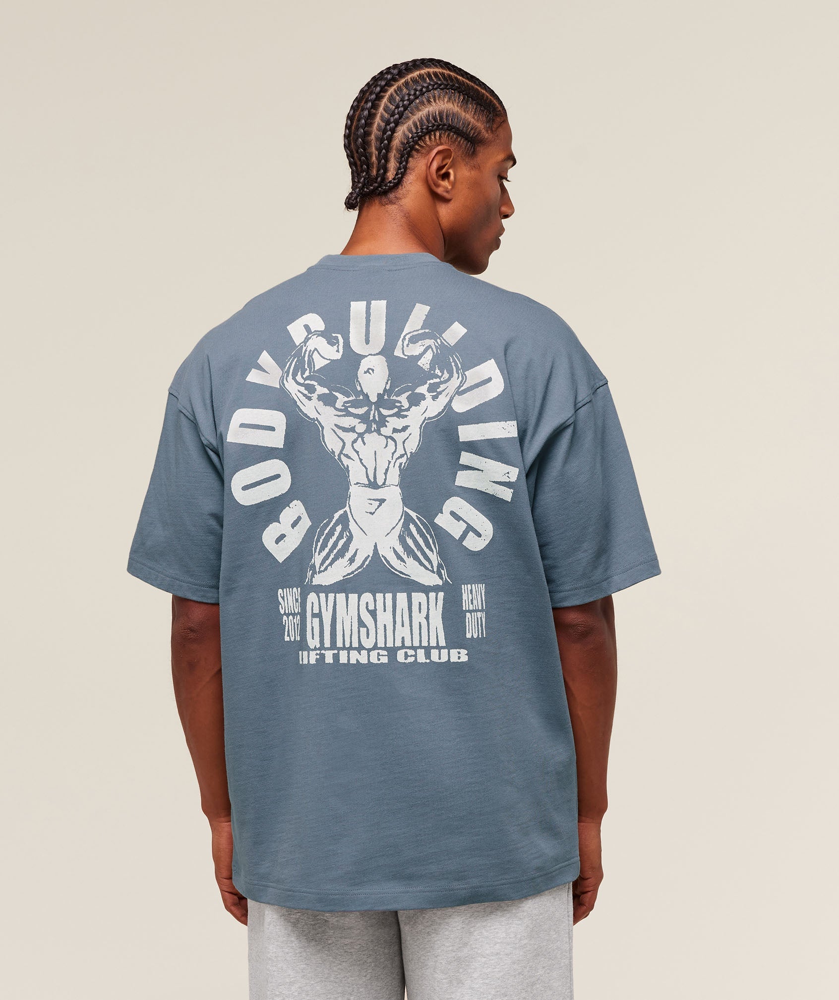 Lifting Club Flex T-Shirt Iron Blue