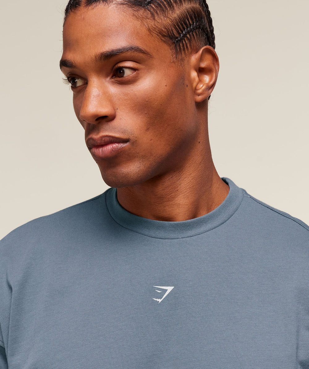 Lifting Club Flex T-Shirt Iron Blue