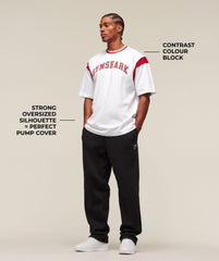 GSLC Oversized T-Shirt White/Conditioning Red