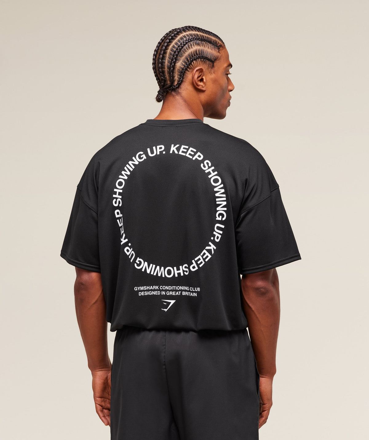 Keep Showing Up T-Shirt Black