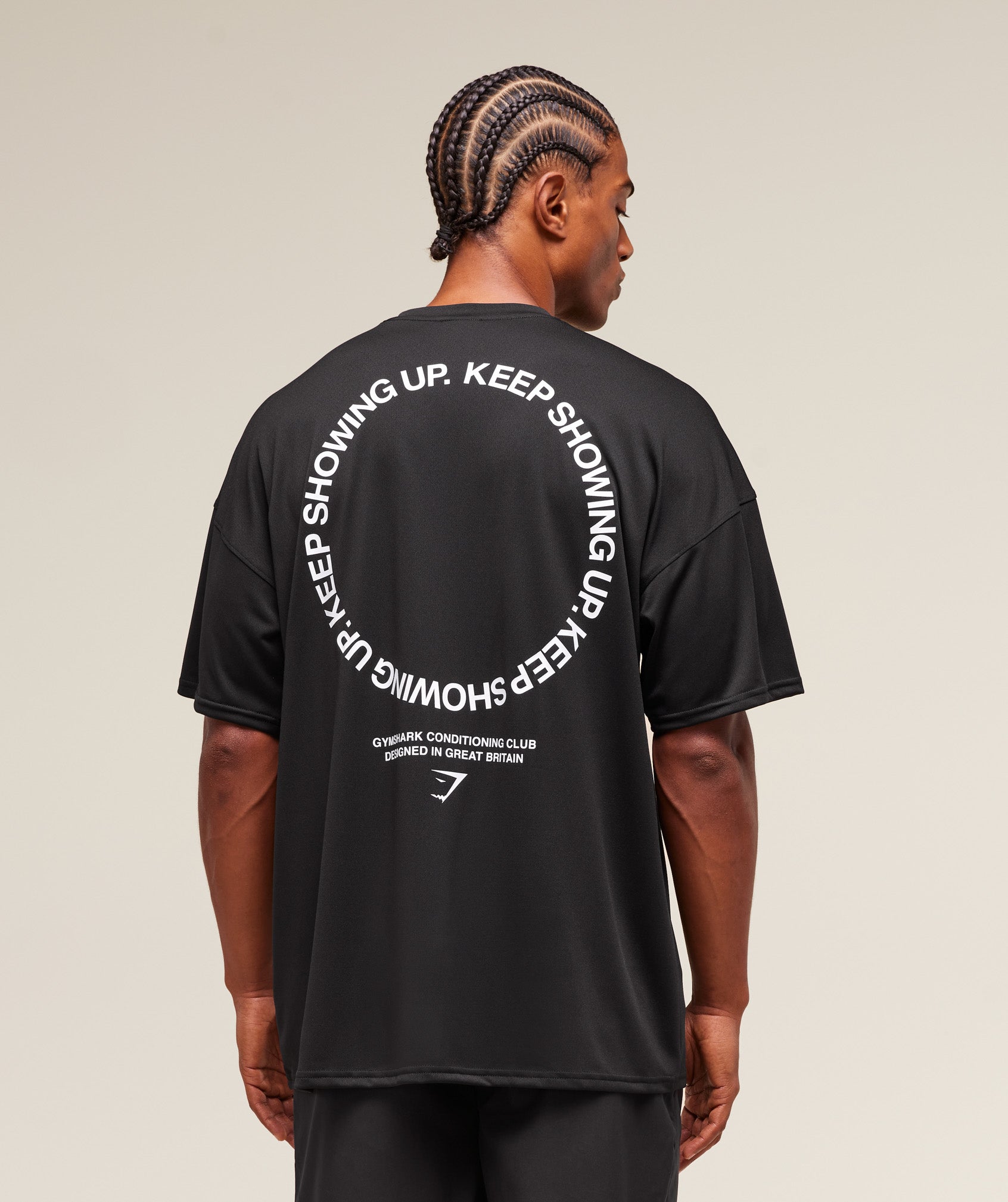 Keep Showing Up T-Shirt Black