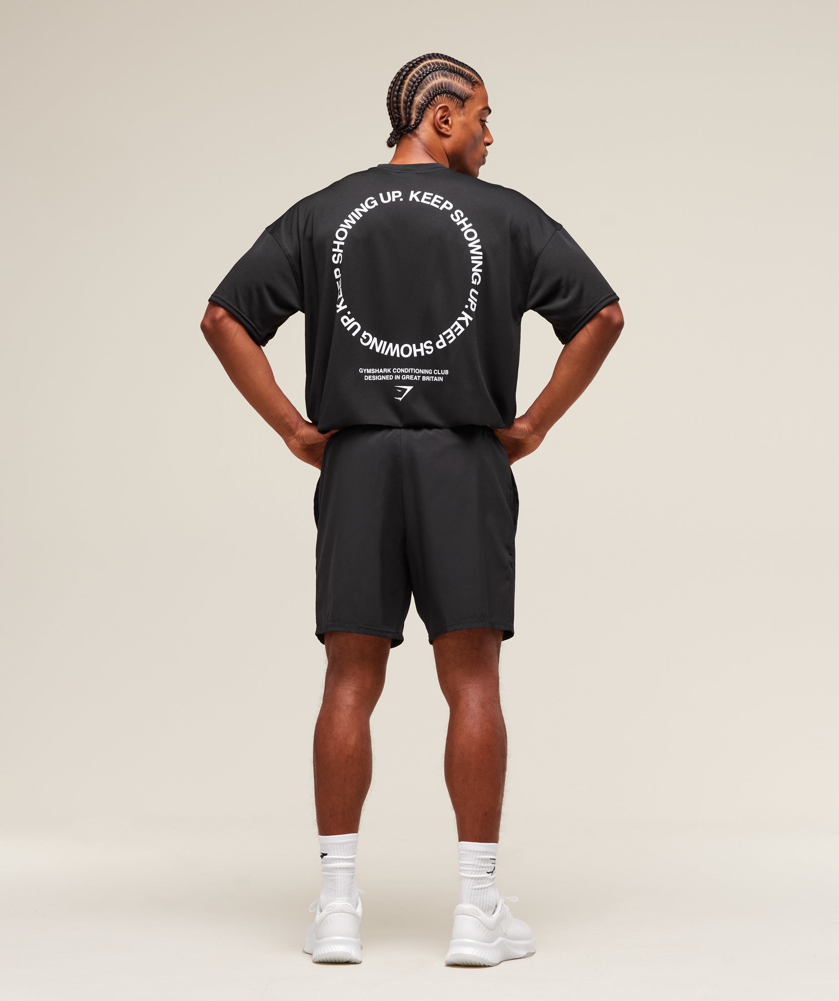 Keep Showing Up T-Shirt Black