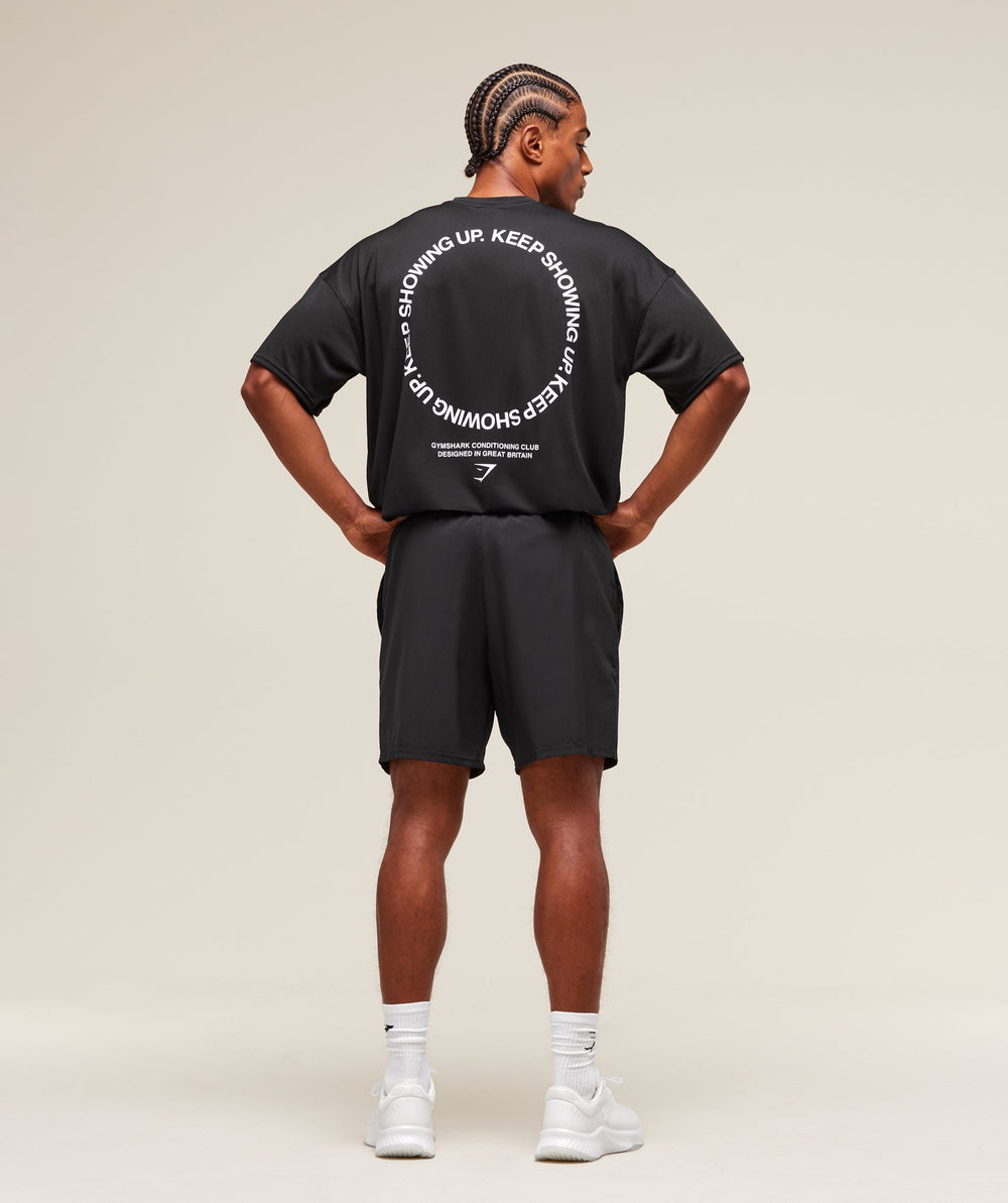 Keep Showing Up T-Shirt Black