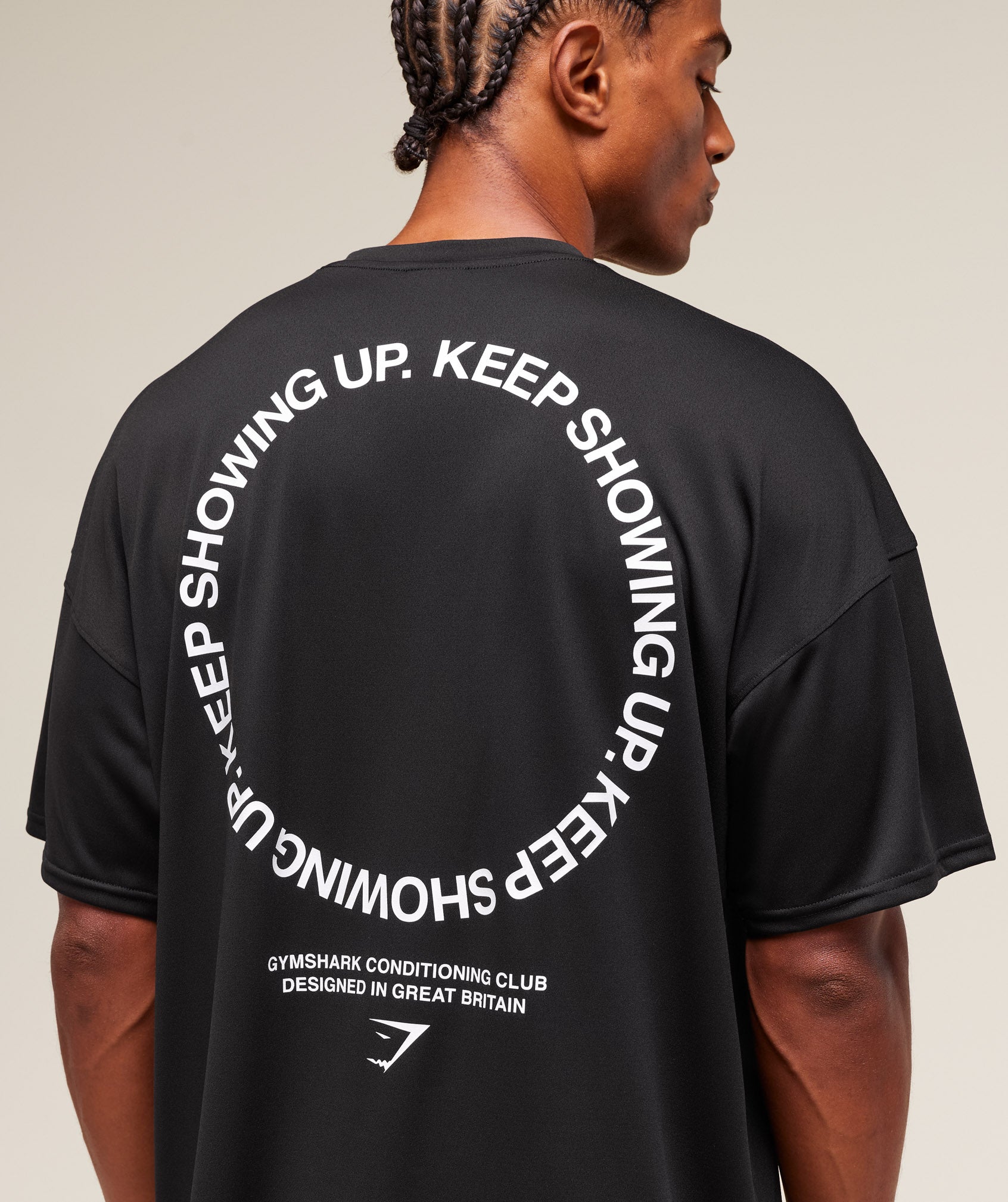 Keep Showing Up T-Shirt Black