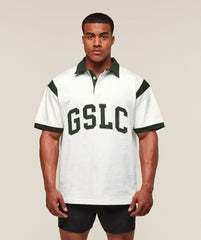 GSLC Retro Polo Shirt Trail Green/Soft White
