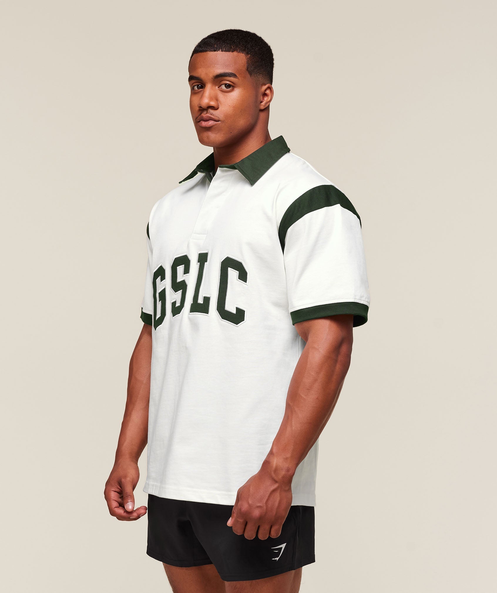 GSLC Retro Polo Shirt Trail Green/Soft White