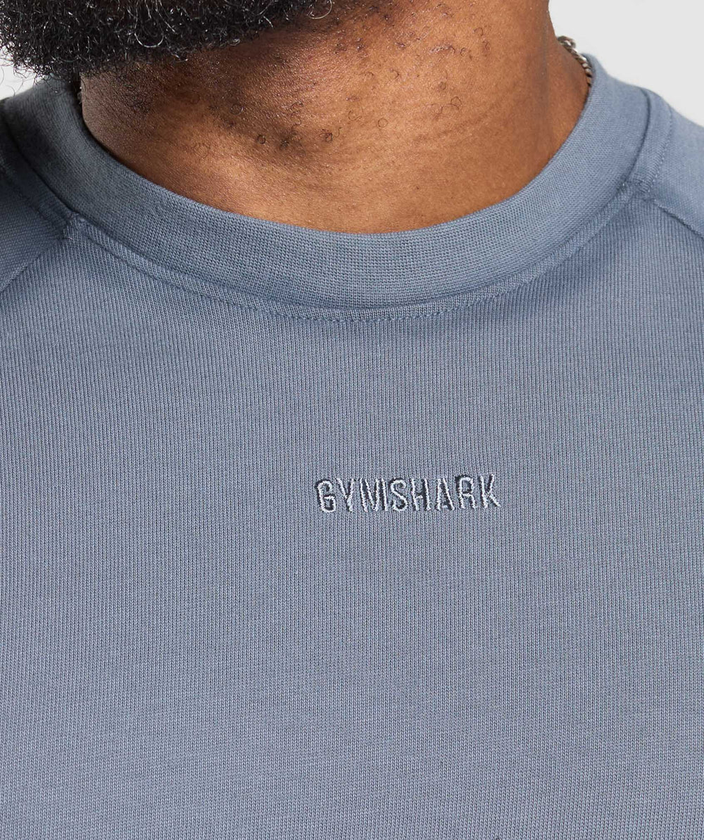 Heavyweight T-Shirt Iron Blue
