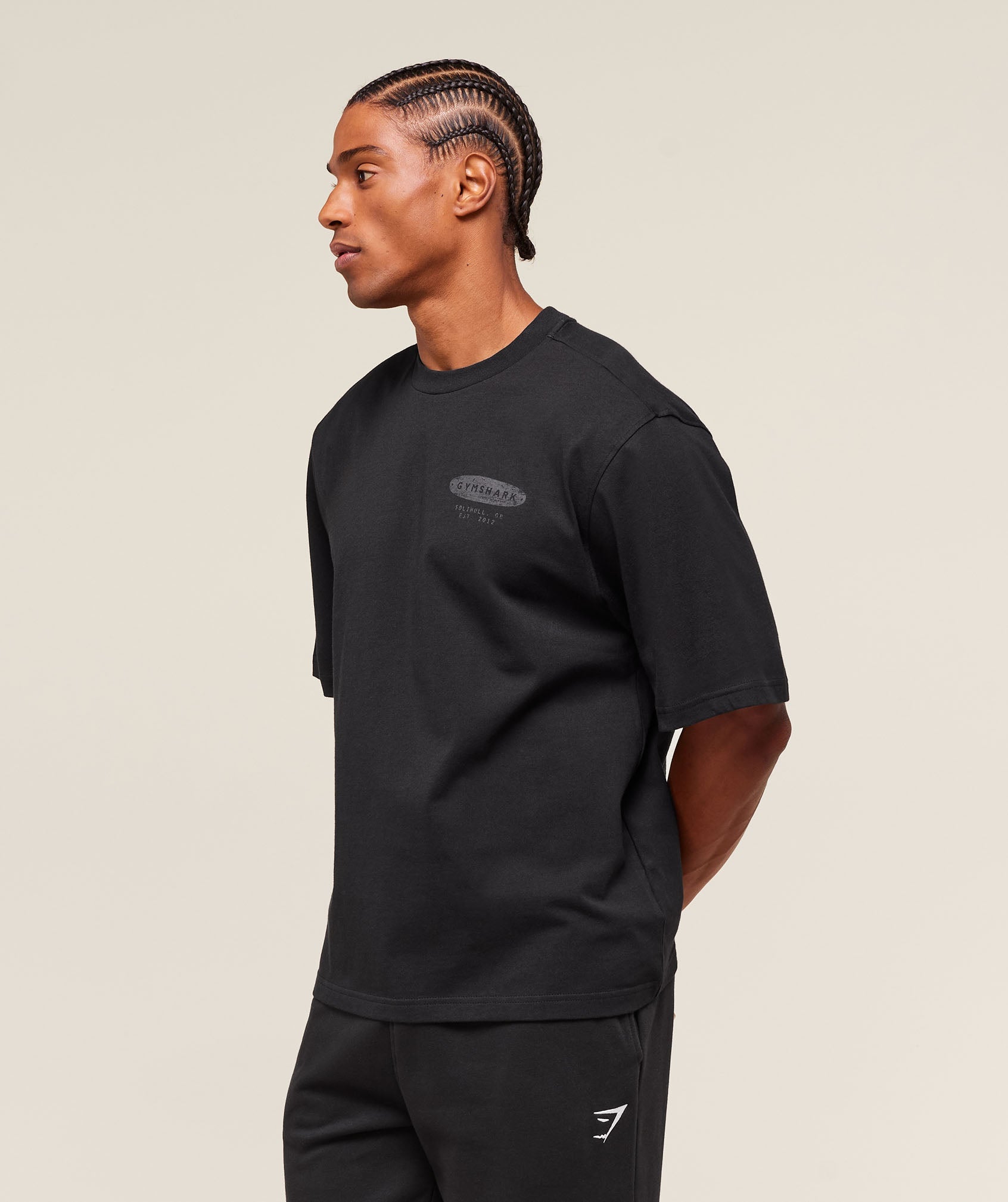 For The Lifters Boxy T-Shirt Black