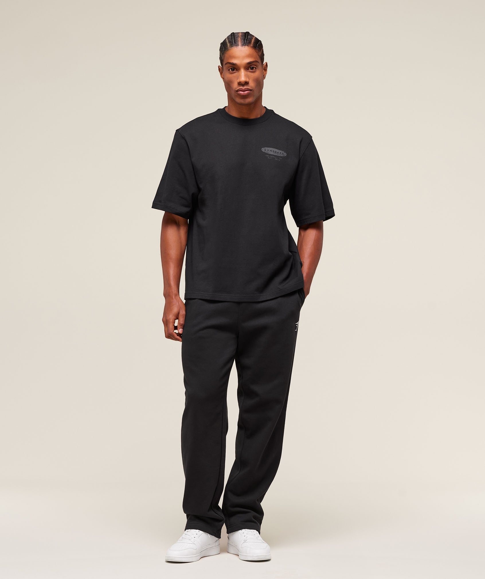 For The Lifters Boxy T-Shirt Black