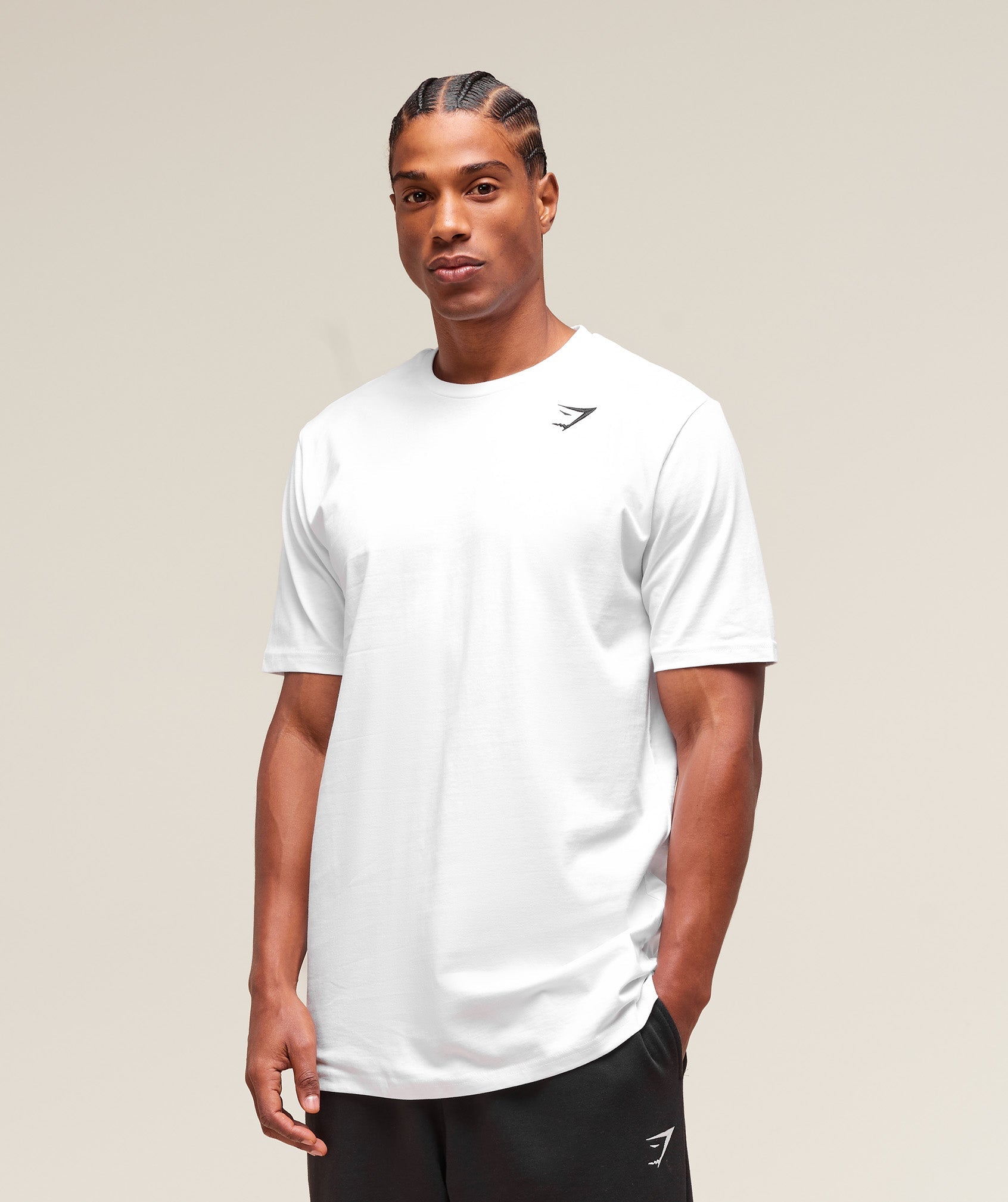 Crest T-Shirt (Tall) White