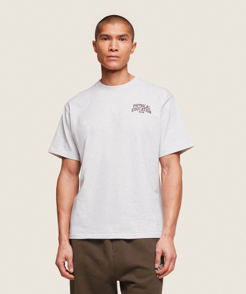 Phys Ed T-Shirt Light Grey Marl