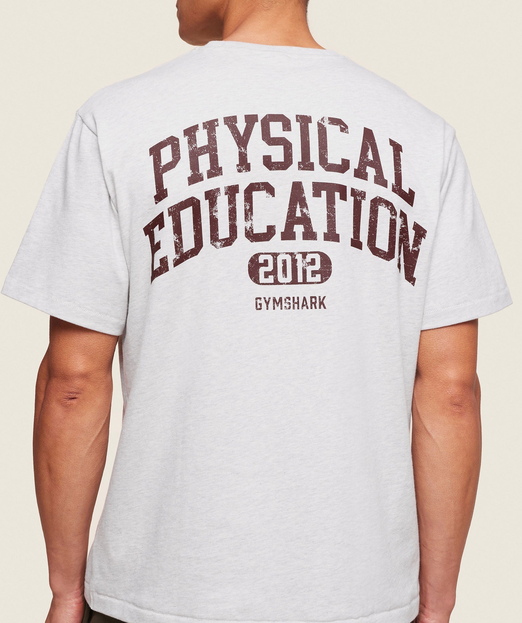 Phys Ed T-Shirt Light Grey Marl