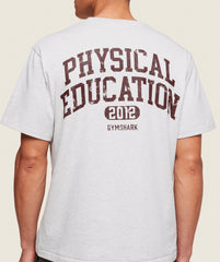 Phys Ed T-Shirt Light Grey Marl