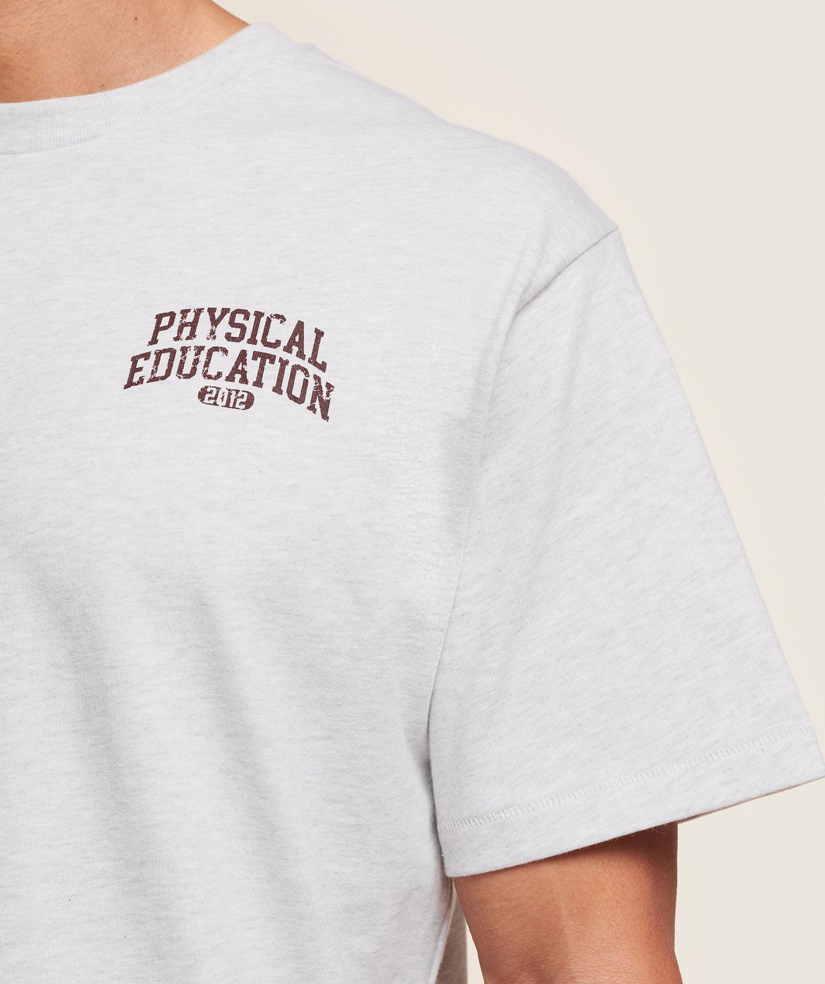 Phys Ed T-Shirt Light Grey Marl