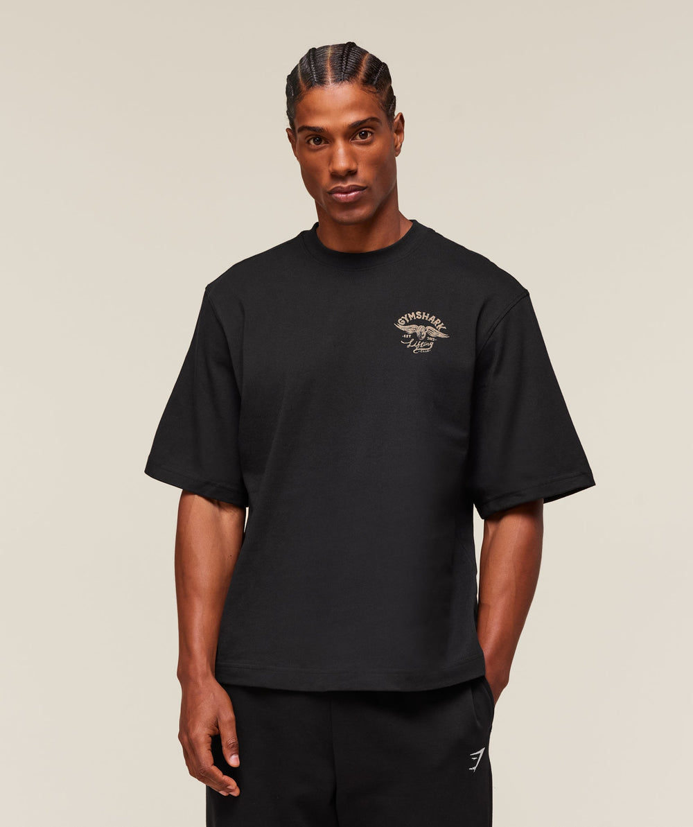 Flying Weights T-Shirt Black