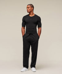 everywear Warp Knit T-Shirt Black